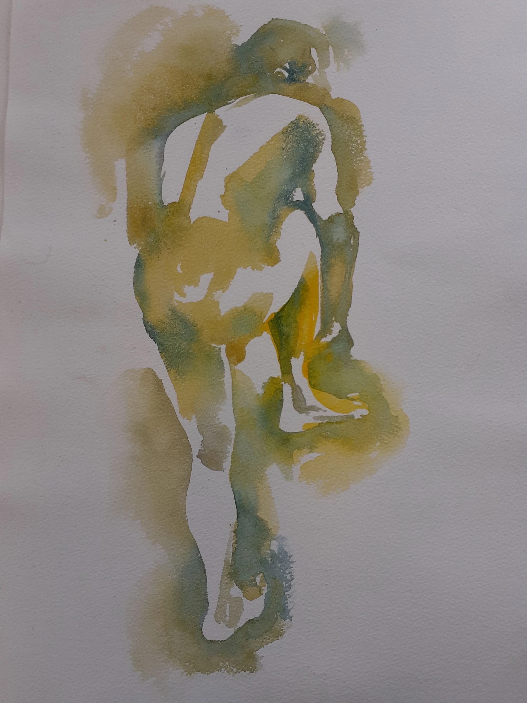 Life Drawing III — Watercolour on paper, 2022