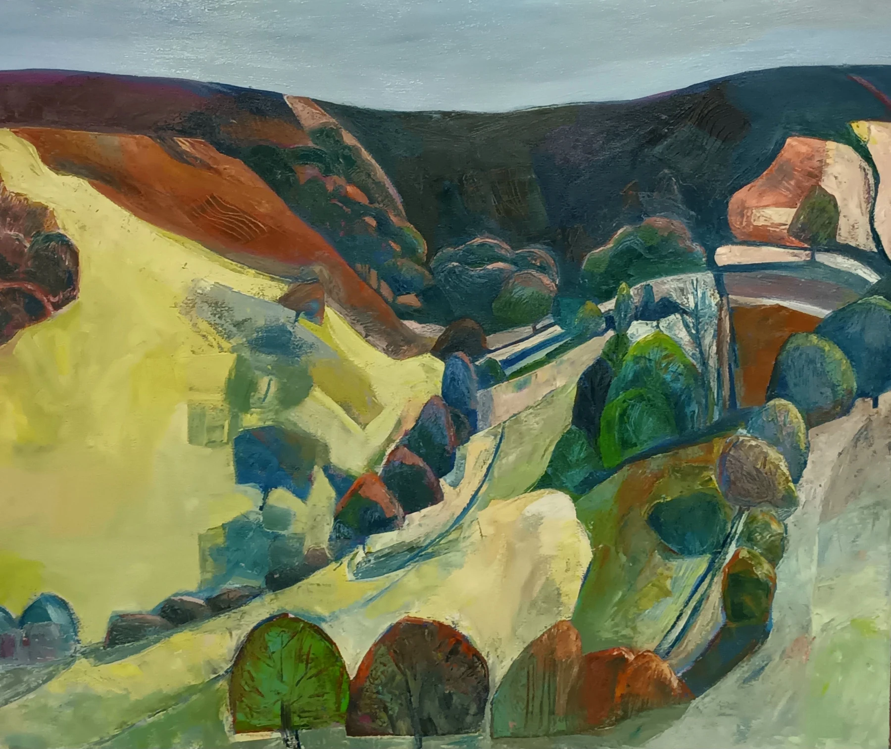 Punchbowl, Winsford — Oil on canvas, 90 × 75 cm (estimated), 2025